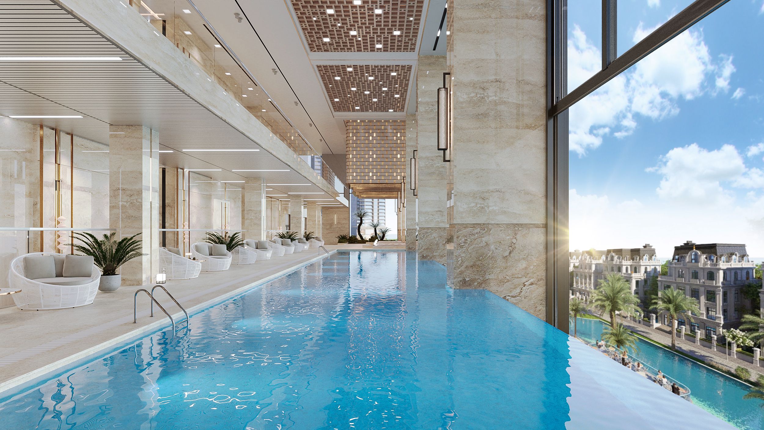 Bể bơi bốn mùa Plaza Aquatics