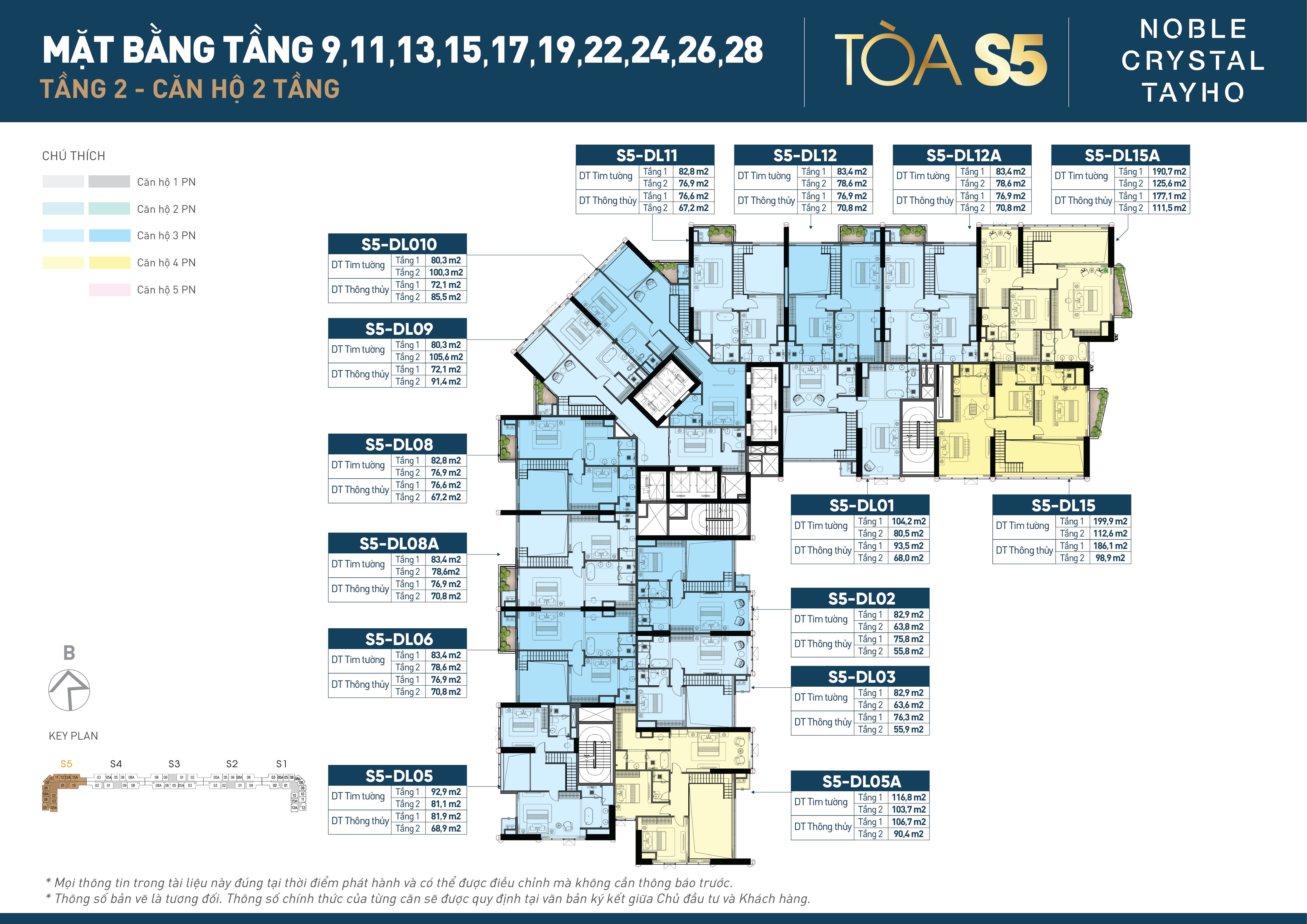 Mặt bằng tầng 2 — Duplex 9-28