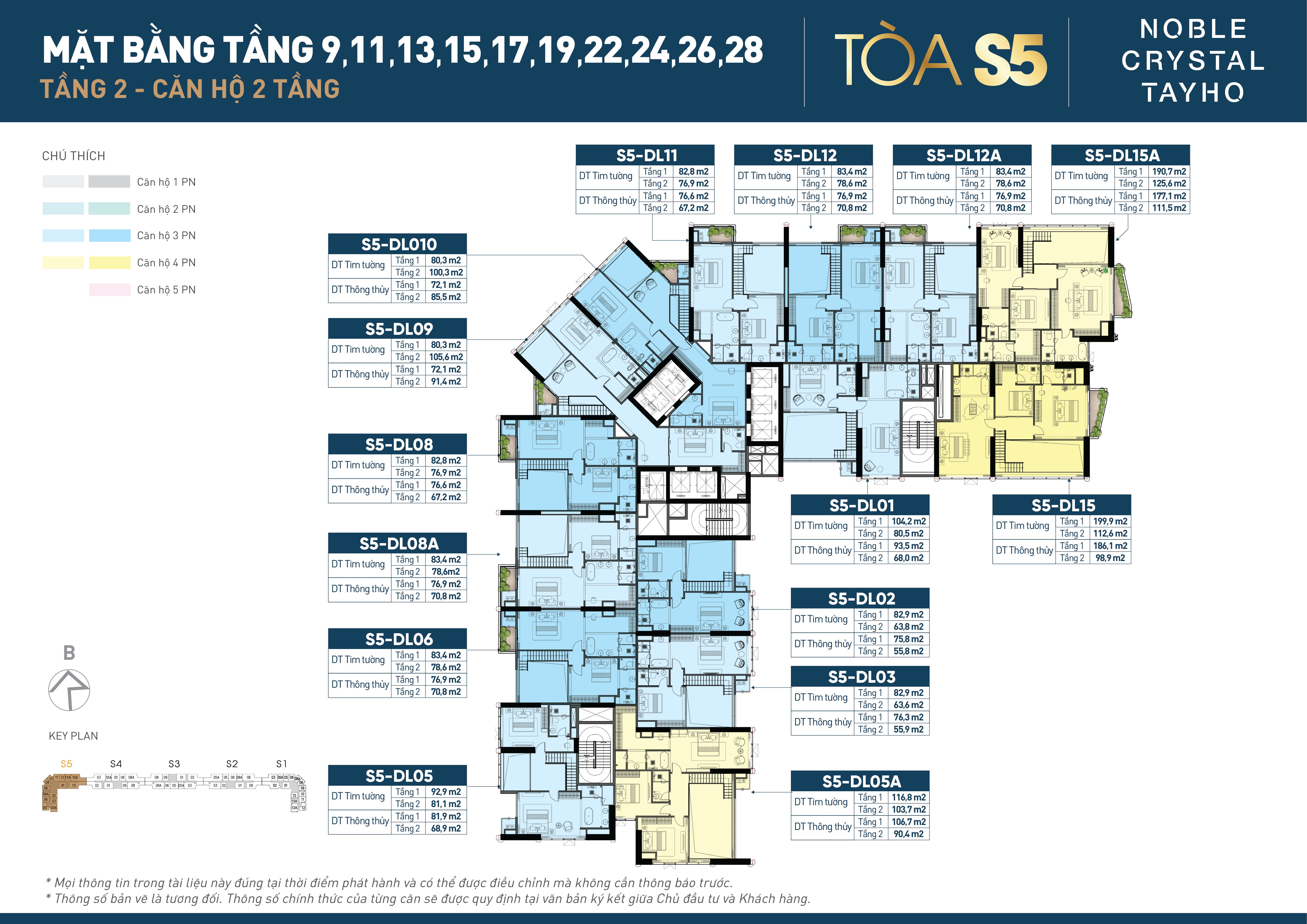 Mặt bằng tầng 2 — Duplex 9-28